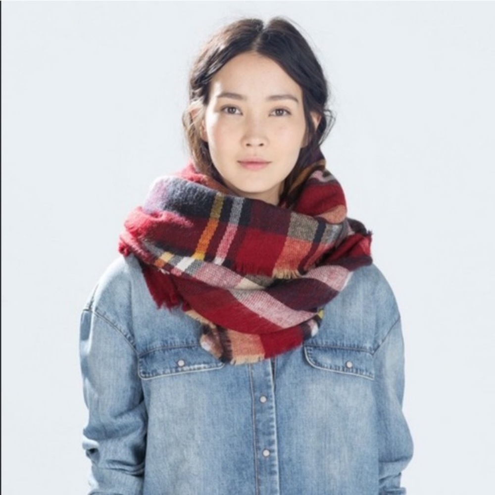 Zara Plaid Scarf